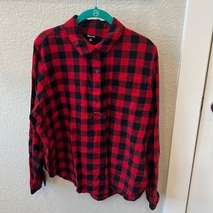 Madewell Plaid L/S Shirt, XXL